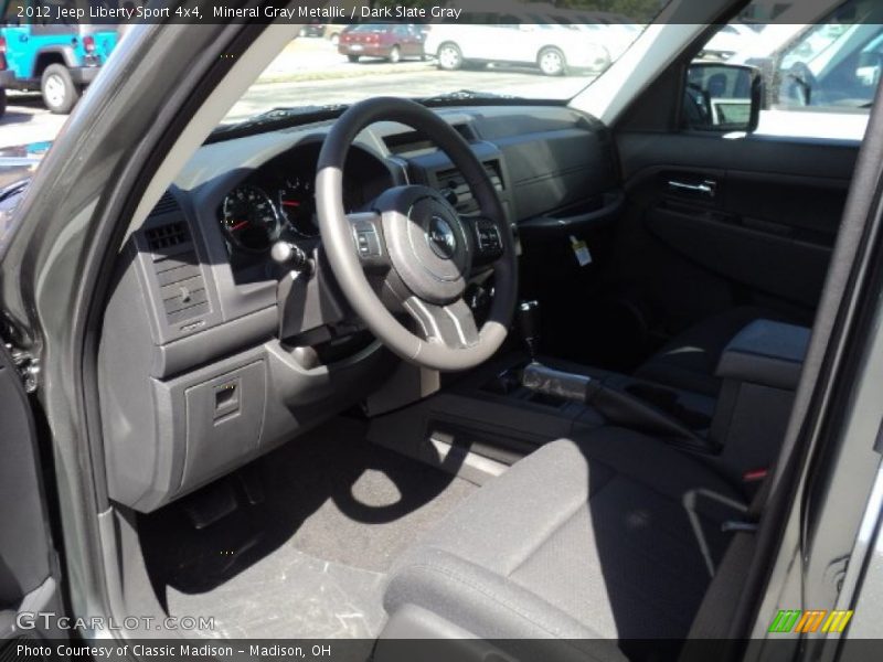 Mineral Gray Metallic / Dark Slate Gray 2012 Jeep Liberty Sport 4x4
