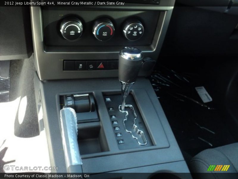 Mineral Gray Metallic / Dark Slate Gray 2012 Jeep Liberty Sport 4x4