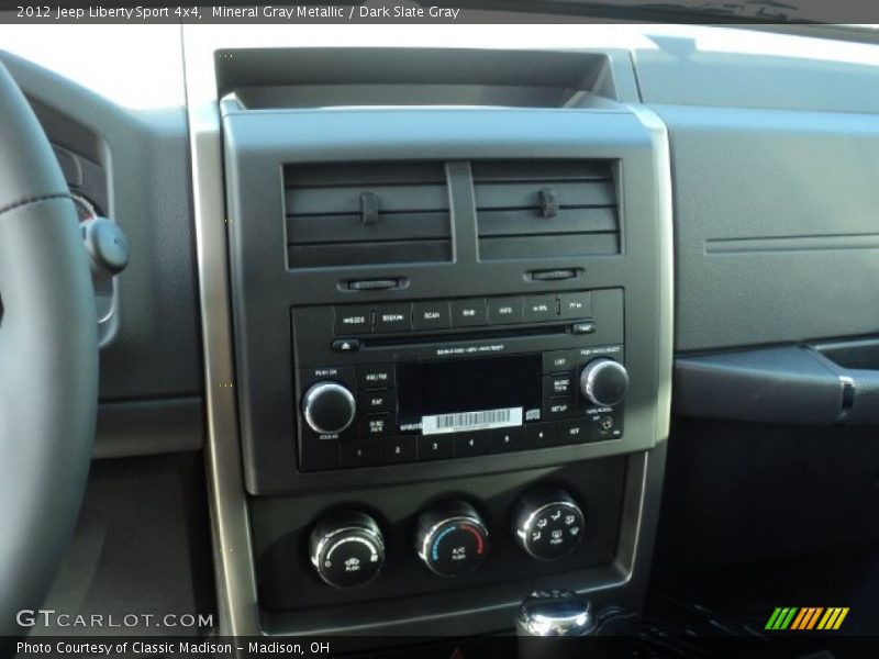 Mineral Gray Metallic / Dark Slate Gray 2012 Jeep Liberty Sport 4x4