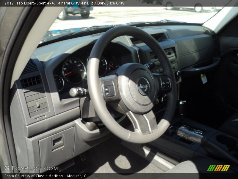 Mineral Gray Metallic / Dark Slate Gray 2012 Jeep Liberty Sport 4x4