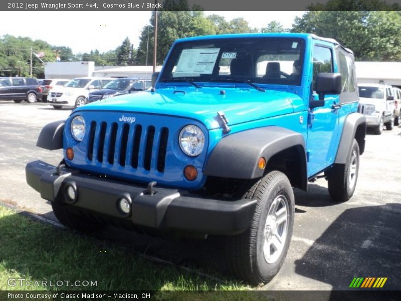 Cosmos Blue / Black 2012 Jeep Wrangler Sport 4x4