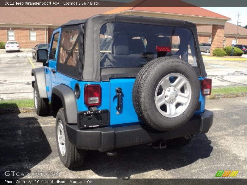 Cosmos Blue / Black 2012 Jeep Wrangler Sport 4x4