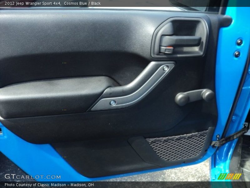Cosmos Blue / Black 2012 Jeep Wrangler Sport 4x4