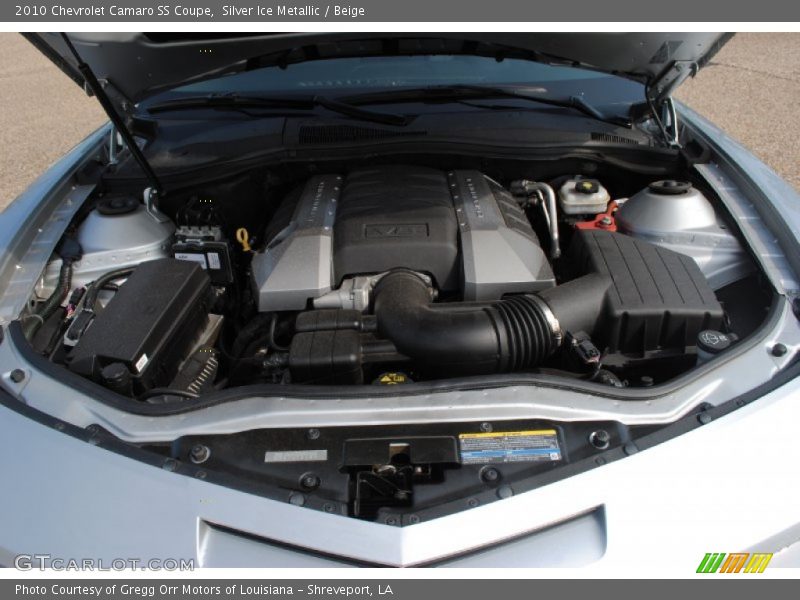 Silver Ice Metallic / Beige 2010 Chevrolet Camaro SS Coupe