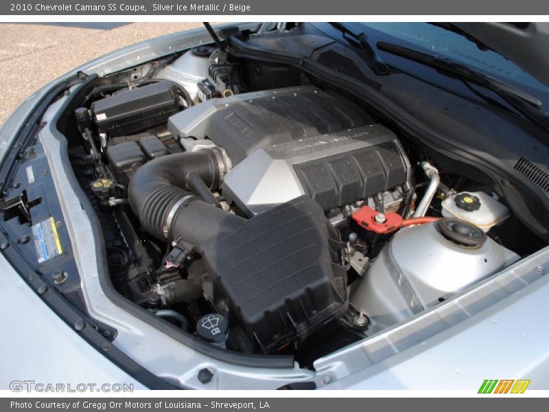 Silver Ice Metallic / Beige 2010 Chevrolet Camaro SS Coupe