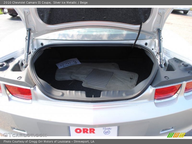 Silver Ice Metallic / Beige 2010 Chevrolet Camaro SS Coupe