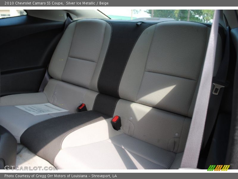Silver Ice Metallic / Beige 2010 Chevrolet Camaro SS Coupe