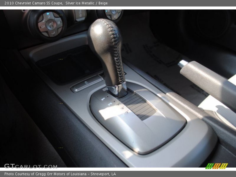 Silver Ice Metallic / Beige 2010 Chevrolet Camaro SS Coupe