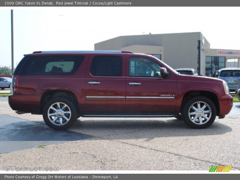 Red Jewel Tintcoat / Cocoa/Light Cashmere 2009 GMC Yukon XL Denali