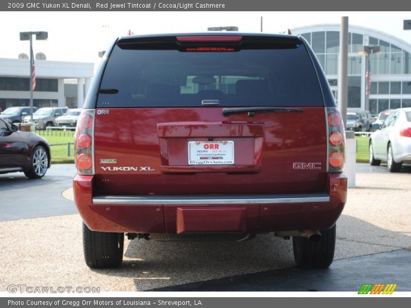 Red Jewel Tintcoat / Cocoa/Light Cashmere 2009 GMC Yukon XL Denali