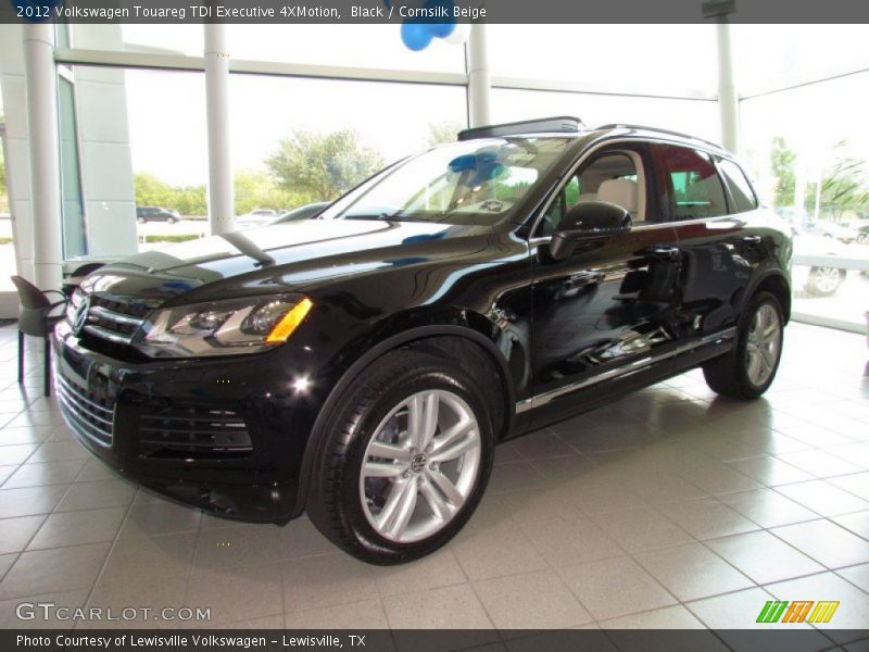 Black / Cornsilk Beige 2012 Volkswagen Touareg TDI Executive 4XMotion