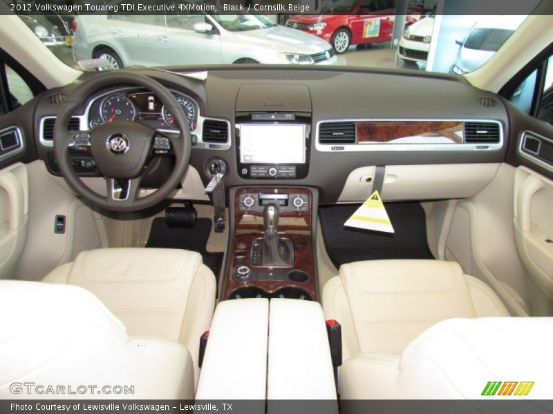 Black / Cornsilk Beige 2012 Volkswagen Touareg TDI Executive 4XMotion