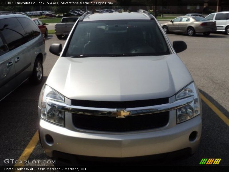 Silverstone Metallic / Light Gray 2007 Chevrolet Equinox LS AWD