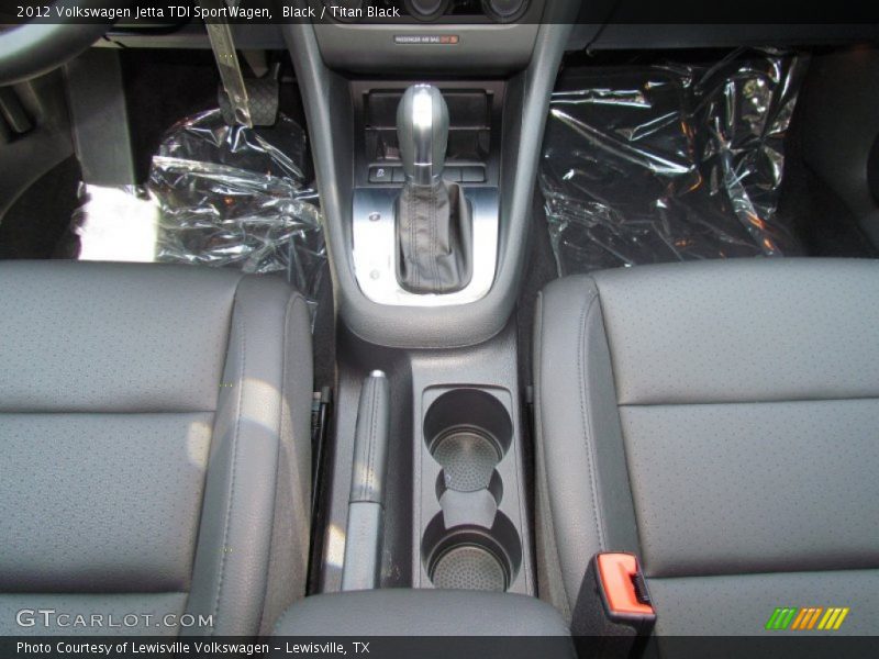 Black / Titan Black 2012 Volkswagen Jetta TDI SportWagen