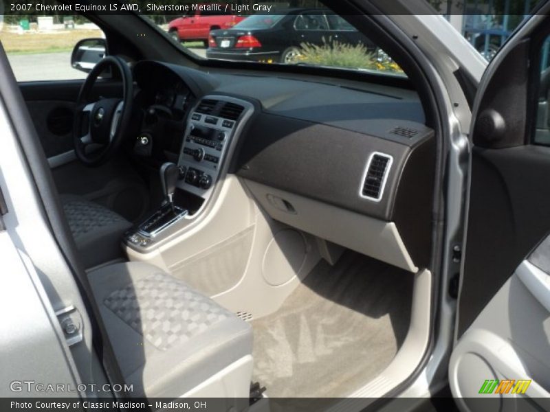 Silverstone Metallic / Light Gray 2007 Chevrolet Equinox LS AWD