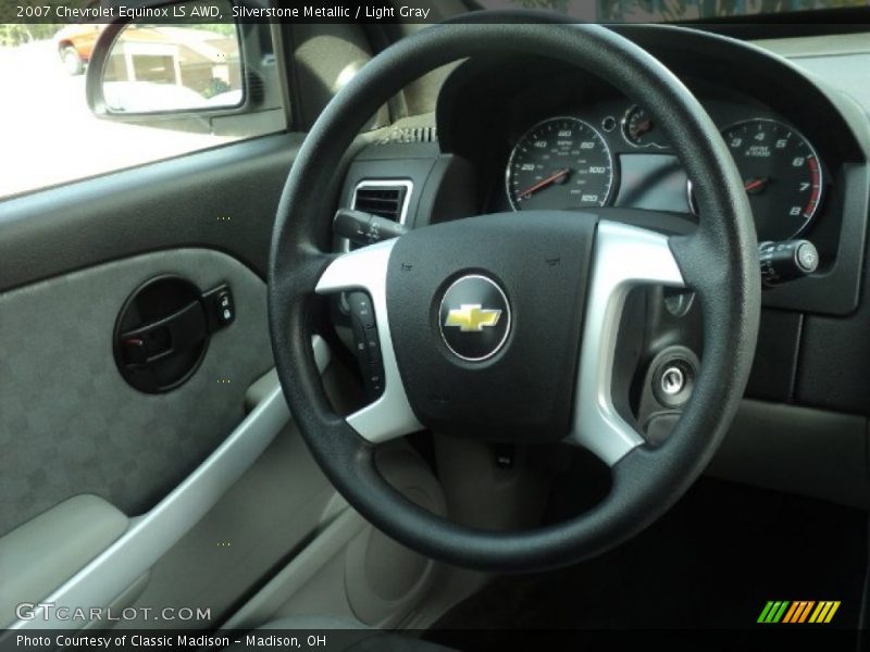 Silverstone Metallic / Light Gray 2007 Chevrolet Equinox LS AWD