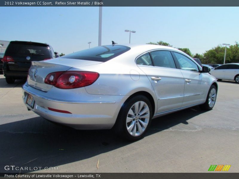 Reflex Silver Metallic / Black 2012 Volkswagen CC Sport