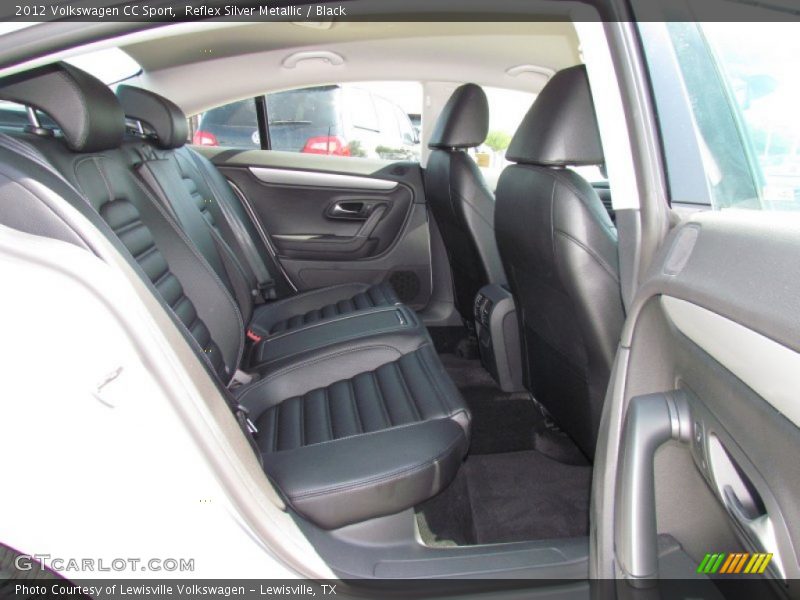 Reflex Silver Metallic / Black 2012 Volkswagen CC Sport