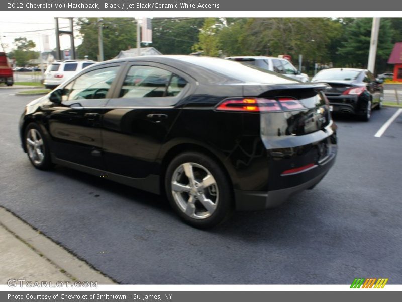 Black / Jet Black/Ceramic White Accents 2012 Chevrolet Volt Hatchback