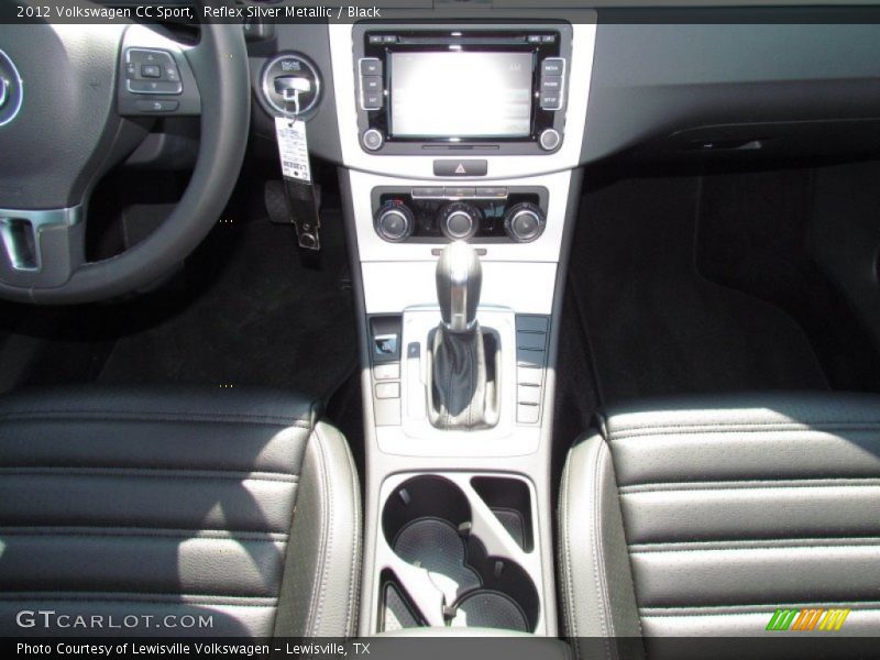 Reflex Silver Metallic / Black 2012 Volkswagen CC Sport