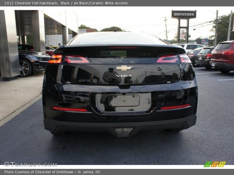 Black / Jet Black/Ceramic White Accents 2012 Chevrolet Volt Hatchback