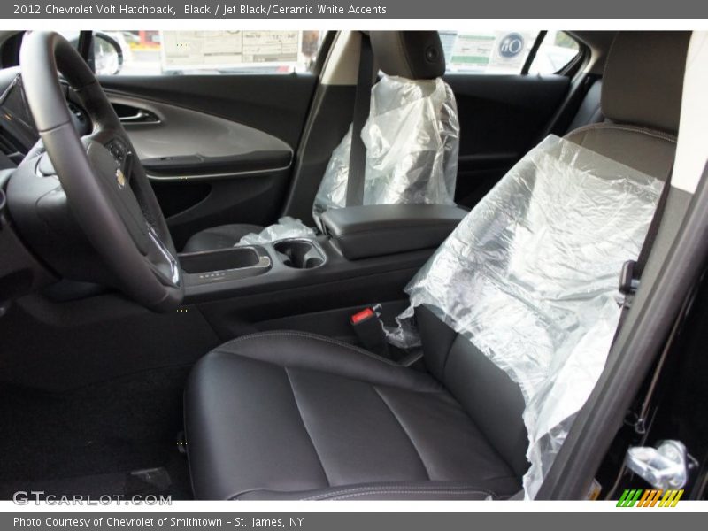  2012 Volt Hatchback Jet Black/Ceramic White Accents Interior