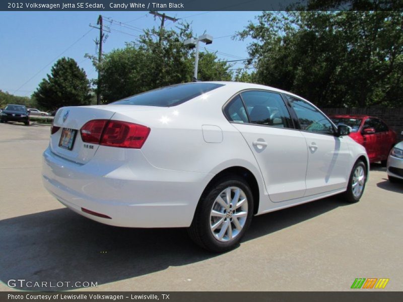 Candy White / Titan Black 2012 Volkswagen Jetta SE Sedan