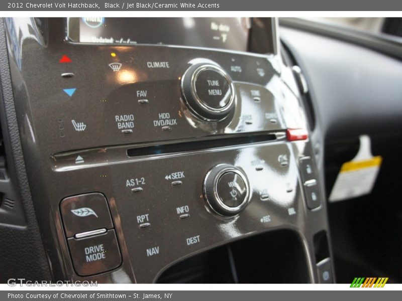 Controls of 2012 Volt Hatchback