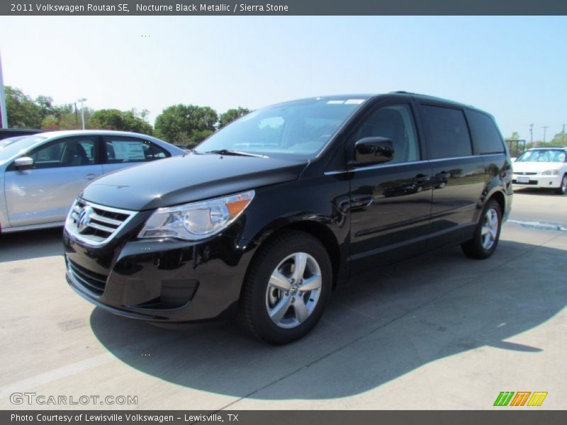 Nocturne Black Metallic / Sierra Stone 2011 Volkswagen Routan SE