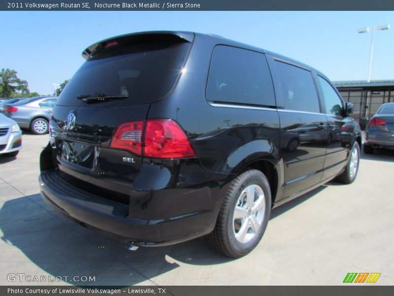 Nocturne Black Metallic / Sierra Stone 2011 Volkswagen Routan SE