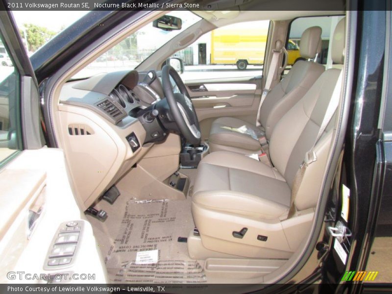 Nocturne Black Metallic / Sierra Stone 2011 Volkswagen Routan SE
