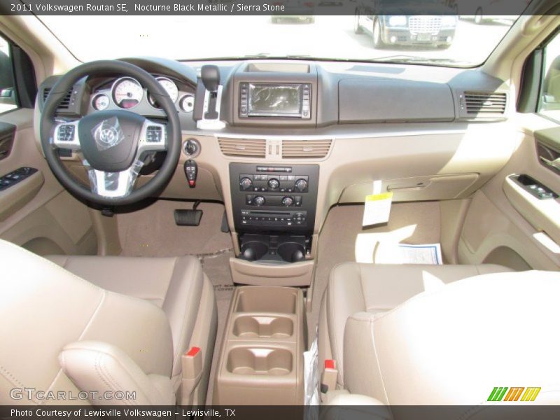Nocturne Black Metallic / Sierra Stone 2011 Volkswagen Routan SE