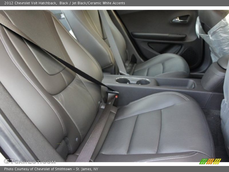  2012 Volt Hatchback Jet Black/Ceramic White Accents Interior