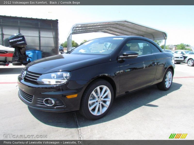 Black / Cornsilk Beige 2012 Volkswagen Eos Komfort