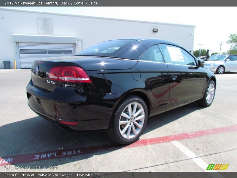 Black / Cornsilk Beige 2012 Volkswagen Eos Komfort