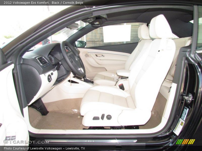 Black / Cornsilk Beige 2012 Volkswagen Eos Komfort