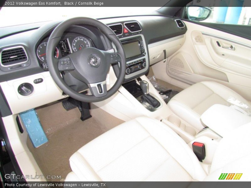 Black / Cornsilk Beige 2012 Volkswagen Eos Komfort