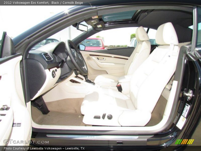 Black / Cornsilk Beige 2012 Volkswagen Eos Komfort