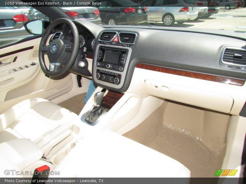 Black / Cornsilk Beige 2012 Volkswagen Eos Komfort