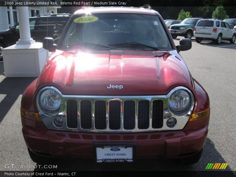 Inferno Red Pearl / Medium Slate Gray 2006 Jeep Liberty Limited 4x4