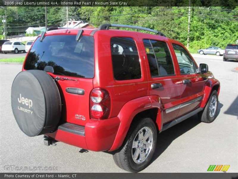 Inferno Red Pearl / Medium Slate Gray 2006 Jeep Liberty Limited 4x4