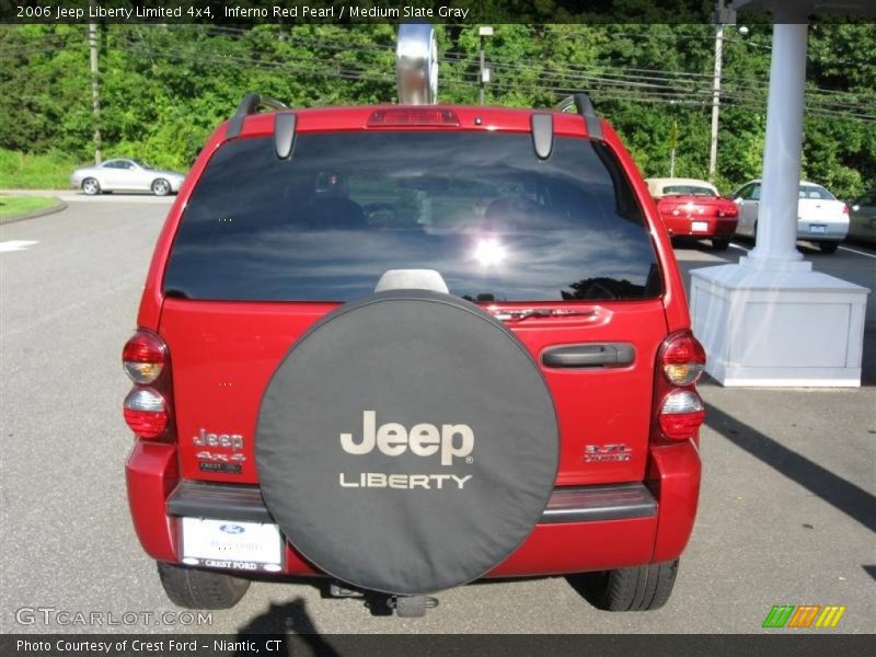 Inferno Red Pearl / Medium Slate Gray 2006 Jeep Liberty Limited 4x4