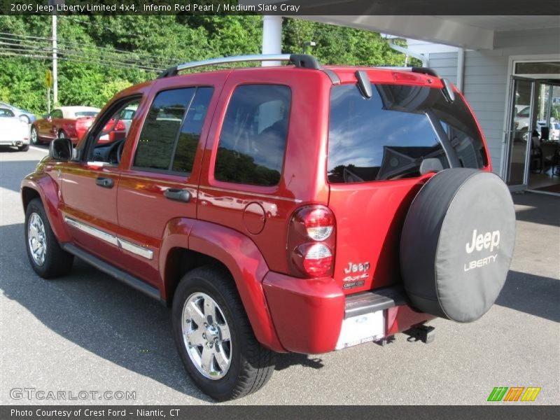 Inferno Red Pearl / Medium Slate Gray 2006 Jeep Liberty Limited 4x4