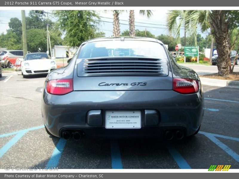Meteor Grey Metallic / Black 2012 Porsche 911 Carrera GTS Coupe