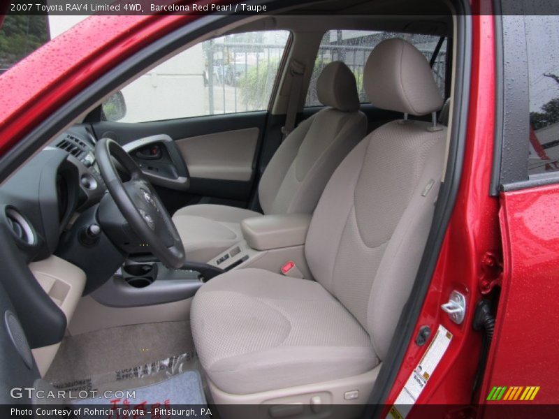  2007 RAV4 Limited 4WD Taupe Interior