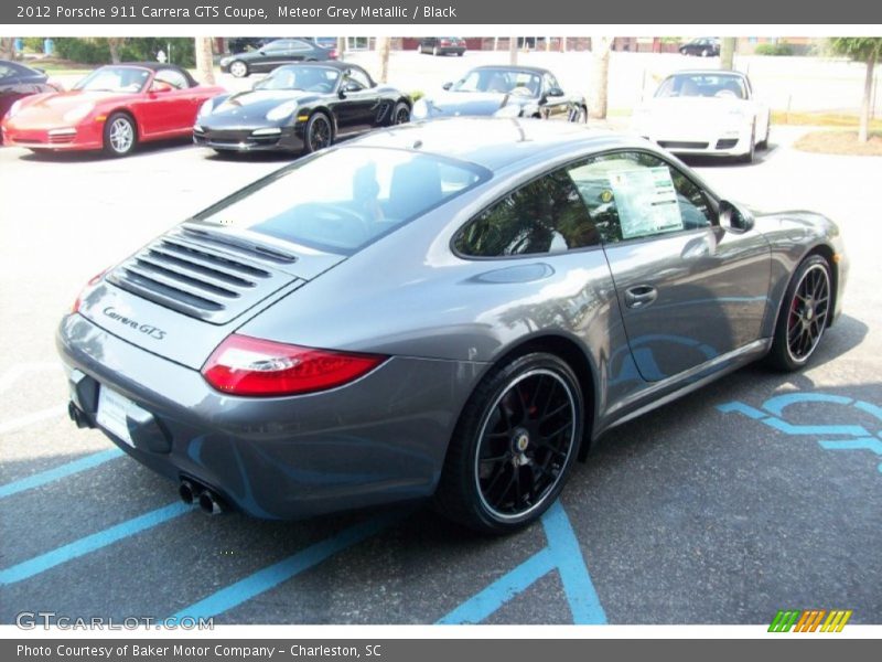 Meteor Grey Metallic / Black 2012 Porsche 911 Carrera GTS Coupe
