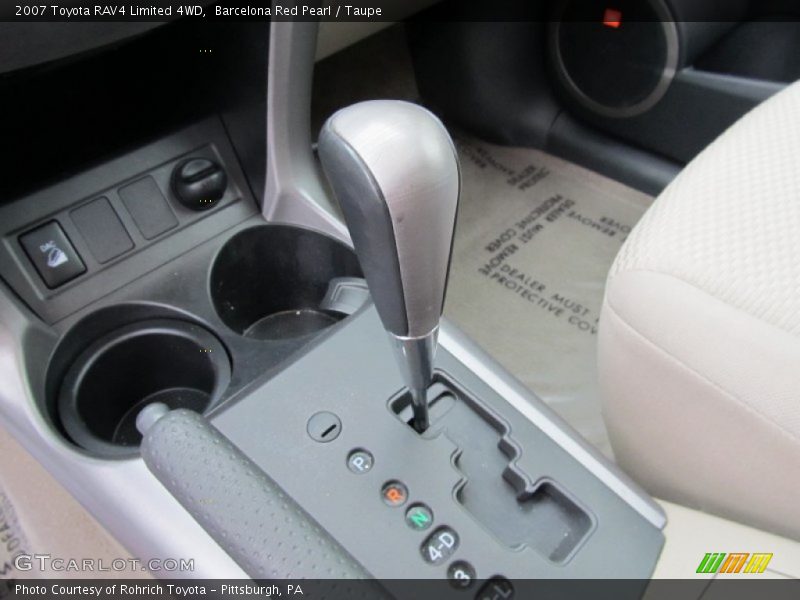  2007 RAV4 Limited 4WD 5 Speed Automatic Shifter