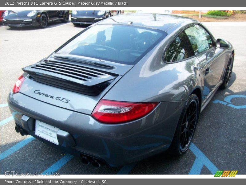 Meteor Grey Metallic / Black 2012 Porsche 911 Carrera GTS Coupe