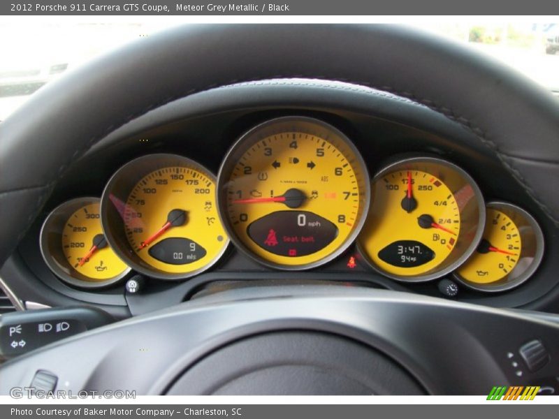  2012 911 Carrera GTS Coupe Carrera GTS Coupe Gauges