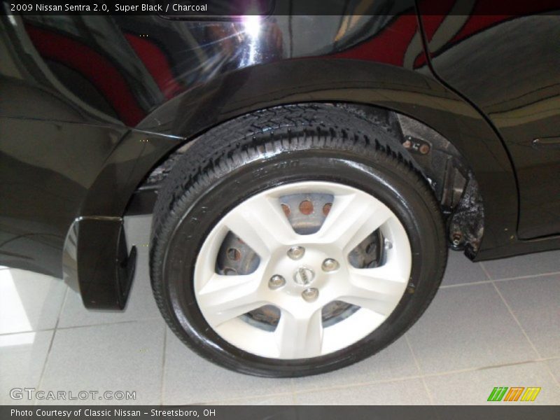 Super Black / Charcoal 2009 Nissan Sentra 2.0